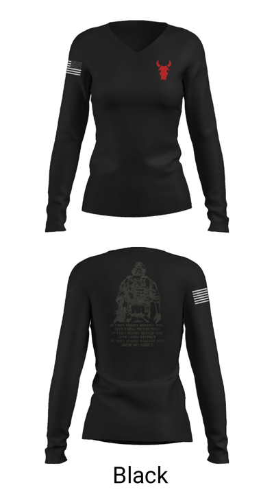 Chosen 93553712 Women's Long Sleeve V-neck Shirt - 37