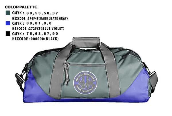 Duffle Bag, Ice cold experience, Baseball, Teamtime, Team time, sublimation, custom sports apparel, team uniforms, spirit wear, spiritwear, sports uniforms, custom shirts, team store, custom team store, fundraiser sports, apparel fundraiser