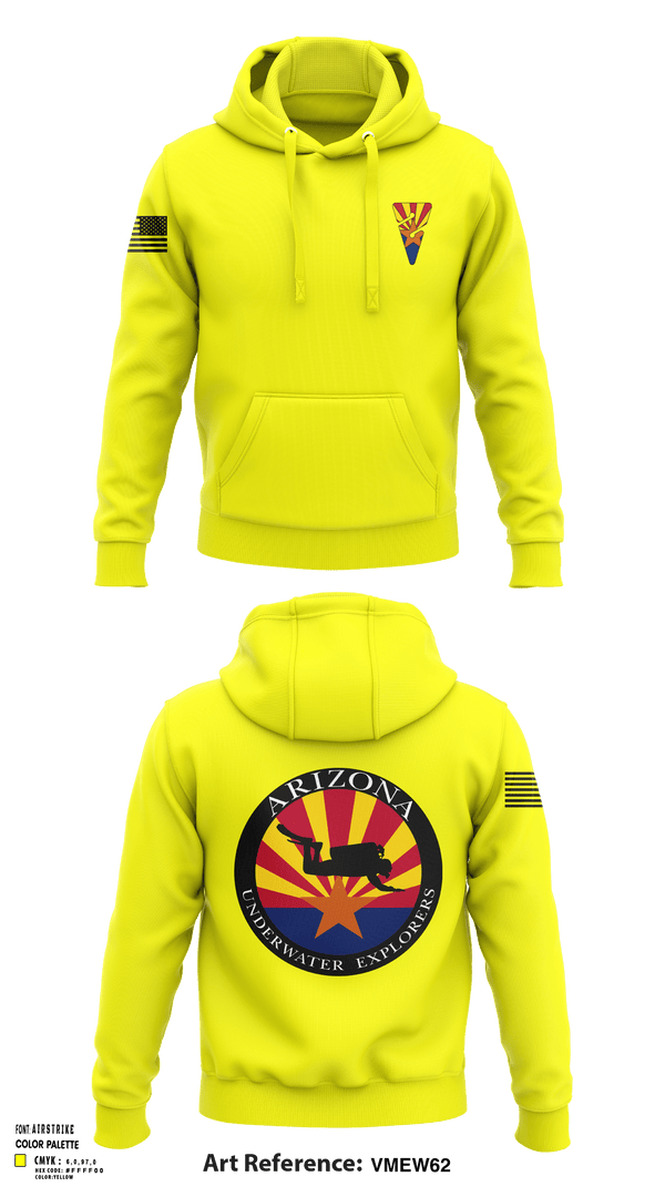 Hoodie, Arizona Underwater Explorers, Police, Teamtime, Team time, sublimation, custom sports apparel, team uniforms, spirit wear, spiritwear, sports uniforms, custom shirts, team store, custom team store, fundraiser sports, apparel fundraiser