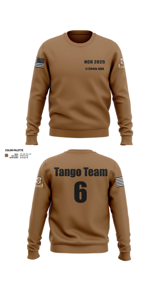Crew Neck Sweatshirt, 1/204th ADA, , Teamtime, Team time, sublimation, custom sports apparel, team uniforms, spirit wear, spiritwear, sports uniforms, custom shirts, team store, custom team store, fundraiser sports, apparel fundraiser