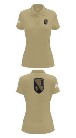 Women's Short Sleeve Performance Polo, 844th ECC, National Guard, Teamtime, Team time, sublimation, custom sports apparel, team uniforms, spirit wear, spiritwear, sports uniforms, custom shirts, team store, custom team store, fundraiser sports, apparel fundraiser