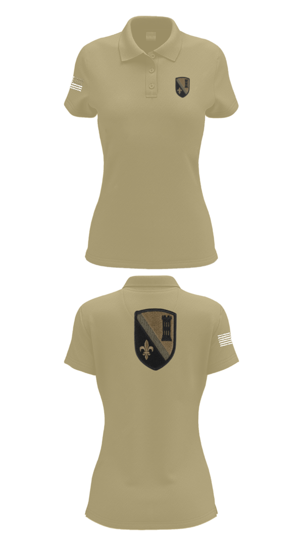 Women's Short Sleeve Performance Polo, 844th ECC, National Guard, Teamtime, Team time, sublimation, custom sports apparel, team uniforms, spirit wear, spiritwear, sports uniforms, custom shirts, team store, custom team store, fundraiser sports, apparel fundraiser