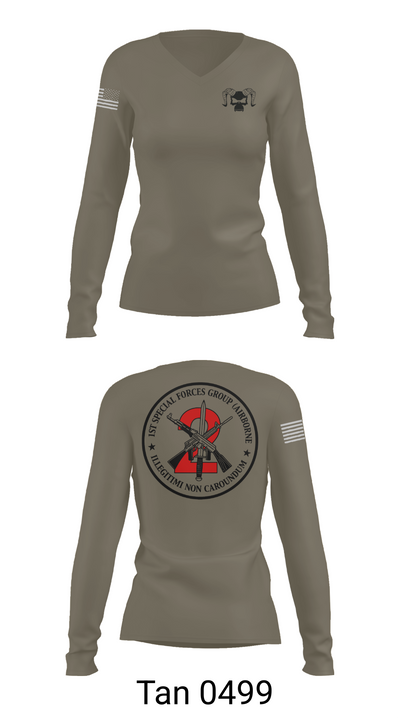 1223 57036873 Women's Long Sleeve V-neck Shirt - 77