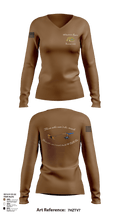 AOB-S 37277652 Women's Long Sleeve V-neck Shirt - 31