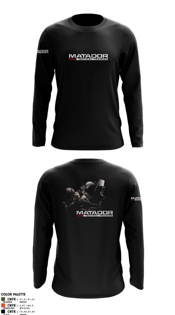 Long Sleeve Performance Shirt, Matador Tactical, , Teamtime, Team time, sublimation, custom sports apparel, team uniforms, spirit wear, spiritwear, sports uniforms, custom shirts, team store, custom team store, fundraiser sports, apparel fundraiser