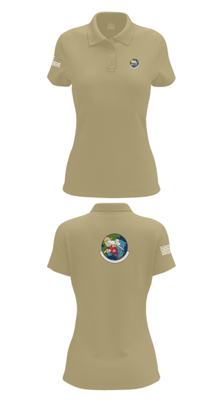 Women's Short Sleeve Performance Polo, 20th Intelligence Squadron, Air Force, Teamtime, Team time, sublimation, custom sports apparel, team uniforms, spirit wear, spiritwear, sports uniforms, custom shirts, team store, custom team store, fundraiser sports, apparel fundraiser