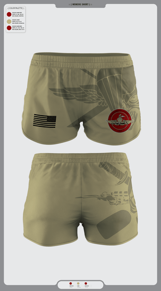 Women's Shorts, 2nd Force Reconnaissance, Marines, Teamtime, Team time, sublimation, custom sports apparel, team uniforms, spirit wear, spiritwear, sports uniforms, custom shirts, team store, custom team store, fundraiser sports, apparel fundraiser