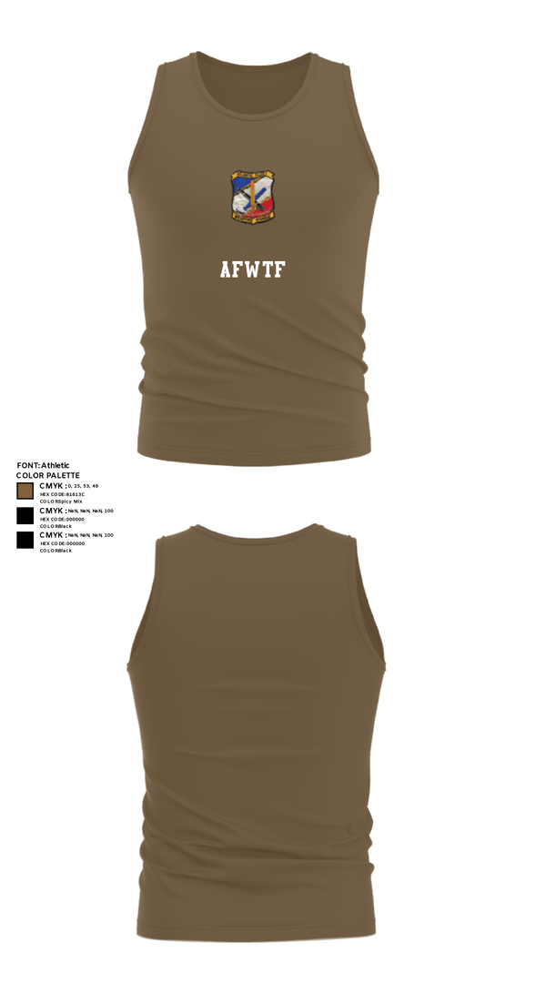 Tank Top, AFWTF, Navy, Teamtime, Team time, sublimation, custom sports apparel, team uniforms, spirit wear, spiritwear, sports uniforms, custom shirts, team store, custom team store, fundraiser sports, apparel fundraiser