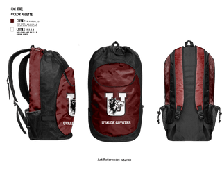 Gear Bag, Uvalde Coyotes, Wrestling, Teamtime, Team time, sublimation, custom sports apparel, team uniforms, spirit wear, spiritwear, sports uniforms, custom shirts, team store, custom team store, fundraiser sports, apparel fundraiser