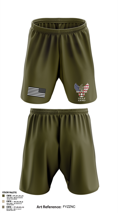 7th MUNS Athletic Shorts With Pockets - 1