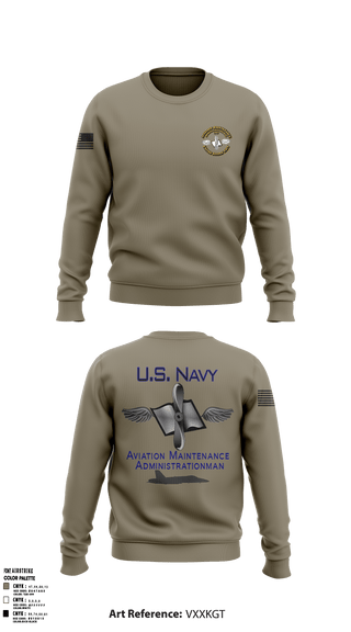 Crew Neck Sweatshirt, Aviation Maintenance Administration, , Teamtime, Team time, sublimation, custom sports apparel, team uniforms, spirit wear, spiritwear, sports uniforms, custom shirts, team store, custom team store, fundraiser sports, apparel fundraiser
