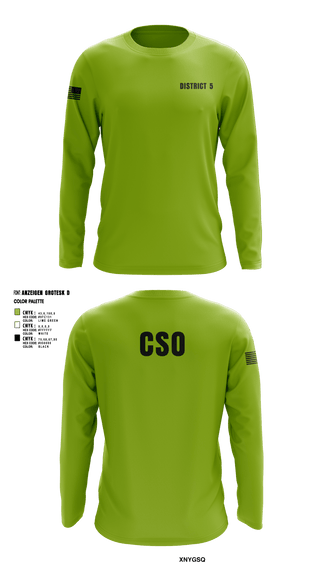 Long Sleeve Performance Shirt, District 5 CSO, Police, Teamtime, Team time, sublimation, custom sports apparel, team uniforms, spirit wear, spiritwear, sports uniforms, custom shirts, team store, custom team store, fundraiser sports, apparel fundraiser