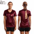 Wagner Girls Soccer 15731478 Women's Short Sleeve V-neck Shirt - 2