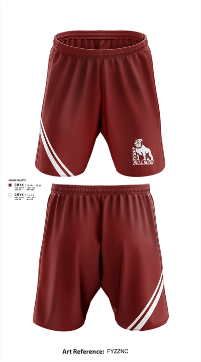 Bulldogs 84570984 Athletic Shorts With Pockets - 1