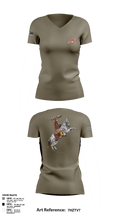 FSU ROTC 91512873 Women's Short Sleeve V-neck Shirt - 1