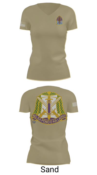 322 civil affairs brigade 15176407 Women's Short Sleeve V-neck Shirt - 88