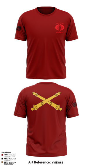 Old School Cotton Feel Shirt, Charlie Battery, 1-119th FA, , Teamtime, Team time, sublimation, custom sports apparel, team uniforms, spirit wear, spiritwear, sports uniforms, custom shirts, team store, custom team store, fundraiser sports, apparel fundraiser