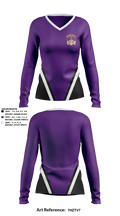 Rogers Music 78433672 Women's Long Sleeve V-neck Shirt - 3