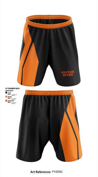 Athletic Shorts With Pockets, WolfPack, Football, Teamtime, Team time, sublimation, custom sports apparel, team uniforms, spirit wear, spiritwear, sports uniforms, custom shirts, team store, custom team store, fundraiser sports, apparel fundraiser