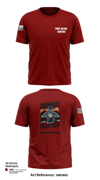 Short Sleeve Performance Shirt, Fort Bliss DENTAC, Army, Teamtime, Team time, sublimation, custom sports apparel, team uniforms, spirit wear, spiritwear, sports uniforms, custom shirts, team store, custom team store, fundraiser sports, apparel fundraiser