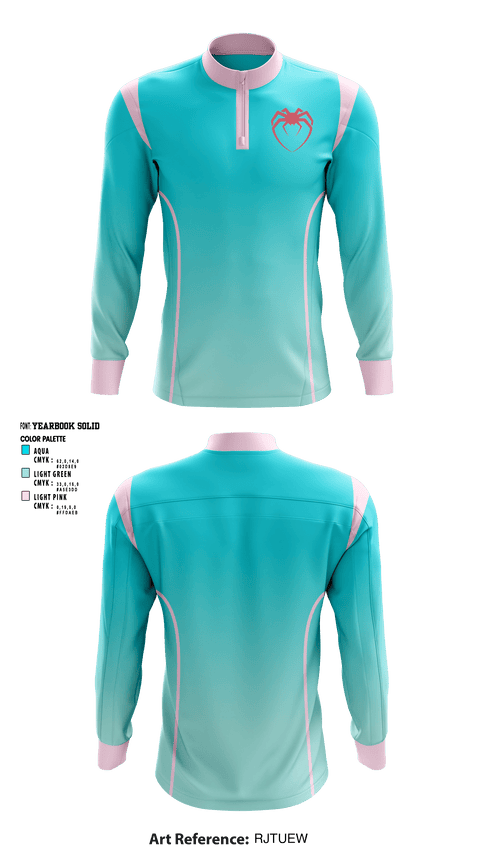 Quarter Zip Jacket, California Spiders, Men's Basketball, Teamtime, Team time, sublimation, custom sports apparel, team uniforms, spirit wear, spiritwear, sports uniforms, custom shirts, team store, custom team store, fundraiser sports, apparel fundraiser