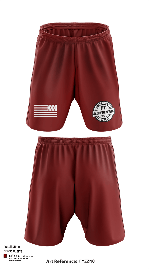 Athletic Shorts With Pockets, Fort Bliss DENTAC, Army, Teamtime, Team time, sublimation, custom sports apparel, team uniforms, spirit wear, spiritwear, sports uniforms, custom shirts, team store, custom team store, fundraiser sports, apparel fundraiser