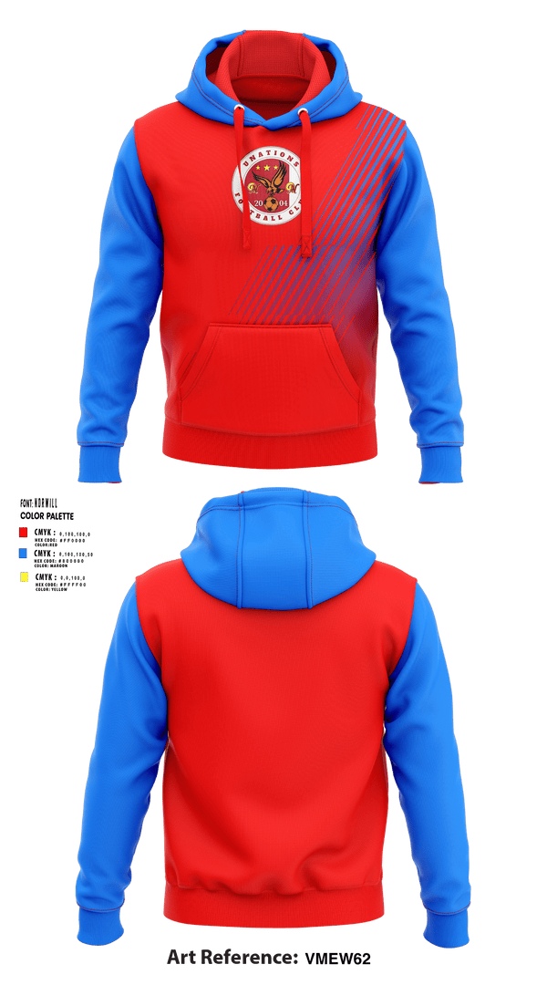 Hoodie, Unations FC, Men's Soccer, Teamtime, Team time, sublimation, custom sports apparel, team uniforms, spirit wear, spiritwear, sports uniforms, custom shirts, team store, custom team store, fundraiser sports, apparel fundraiser