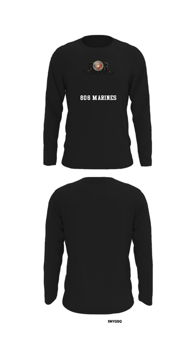 806 Marines 13874790 Long Sleeve Performance Shirt - 32