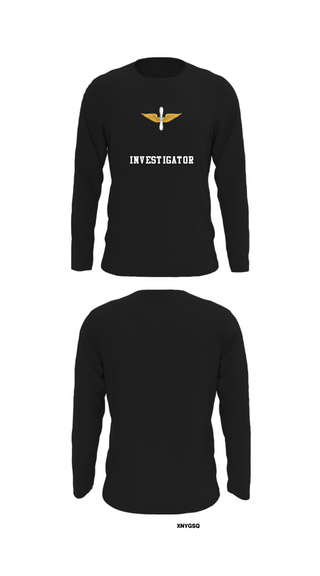 Long Sleeve Performance Shirt, Investigator, Army, Teamtime, Team time, sublimation, custom sports apparel, team uniforms, spirit wear, spiritwear, sports uniforms, custom shirts, team store, custom team store, fundraiser sports, apparel fundraiser