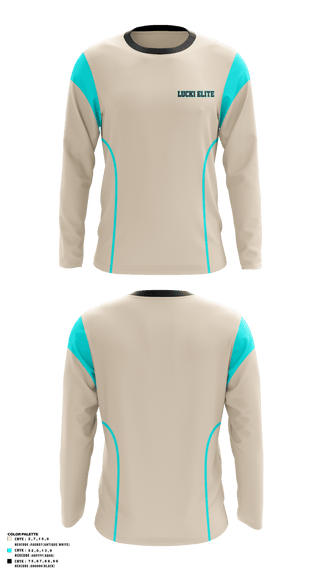 Long Sleeve Performance Shirt, Lucki Elite, Men's Basketball, Teamtime, Team time, sublimation, custom sports apparel, team uniforms, spirit wear, spiritwear, sports uniforms, custom shirts, team store, custom team store, fundraiser sports, apparel fundraiser