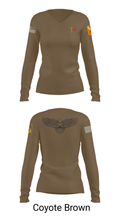 USASA BELVOIR 16372072 Women's Long Sleeve V-neck Shirt - 17