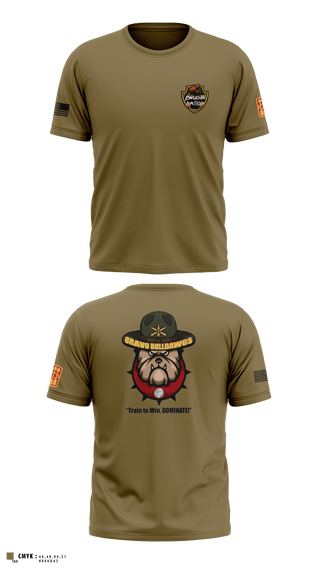 Short Sleeve Performance Shirt, Bravo BulldawgsBravo BulldawgsB_3-6 ADARBulldawgs 3-6ADAR, Army, Teamtime, Team time, sublimation, custom sports apparel, team uniforms, spirit wear, spiritwear, sports uniforms, custom shirts, team store, custom team store, fundraiser sports, apparel fundraiser