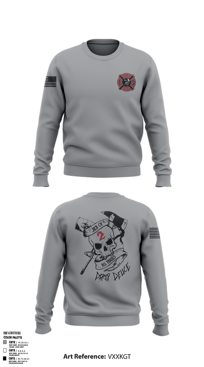 386th ECES/CEF 44039063 Crew Neck Sweatshirt - 5