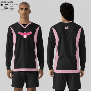 Women's Long Sleeve Vneck Shirt, C hawks, Men's Basketball, Teamtime, Team time, sublimation, custom sports apparel, team uniforms, spirit wear, spiritwear, sports uniforms, custom shirts, team store, custom team store, fundraiser sports, apparel fundraiser