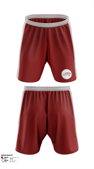 Athletic Shorts With Pockets, PSLHS Color Guard, , Teamtime, Team time, sublimation, custom sports apparel, team uniforms, spirit wear, spiritwear, sports uniforms, custom shirts, team store, custom team store, fundraiser sports, apparel fundraiser