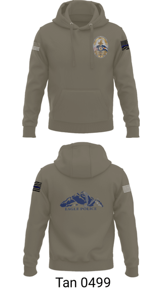 Hoodie, Eagle Police Department, Police, Teamtime, Team time, sublimation, custom sports apparel, team uniforms, spirit wear, spiritwear, sports uniforms, custom shirts, team store, custom team store, fundraiser sports, apparel fundraiser