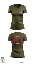 Fire Department Of New York 10185484 Women's Short Sleeve V-neck Shirt - 1