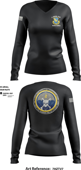 Women's Long Sleeve Vneck Shirt, LAZY HELLDIVER, Army, Teamtime, Team time, sublimation, custom sports apparel, team uniforms, spirit wear, spiritwear, sports uniforms, custom shirts, team store, custom team store, fundraiser sports, apparel fundraiser