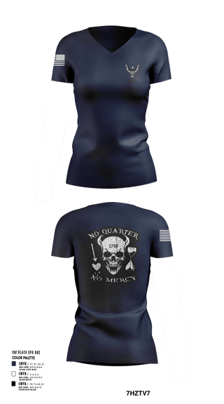 Women's Short Sleeve Vneck Shirt, USS Midway, Navy, Teamtime, Team time, sublimation, custom sports apparel, team uniforms, spirit wear, spiritwear, sports uniforms, custom shirts, team store, custom team store, fundraiser sports, apparel fundraiser