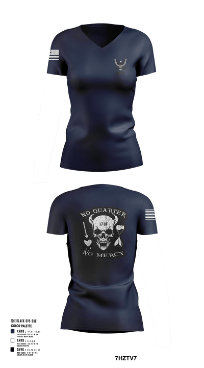 USS Midway 88588581 Women's Short Sleeve V-neck Shirt - 42