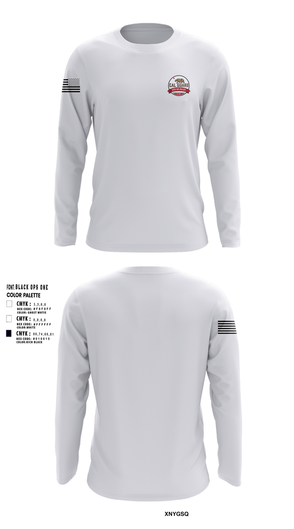 Long Sleeve Performance Shirt, California State Guard San Jose, National Guard, Teamtime, Team time, sublimation, custom sports apparel, team uniforms, spirit wear, spiritwear, sports uniforms, custom shirts, team store, custom team store, fundraiser sports, apparel fundraiser
