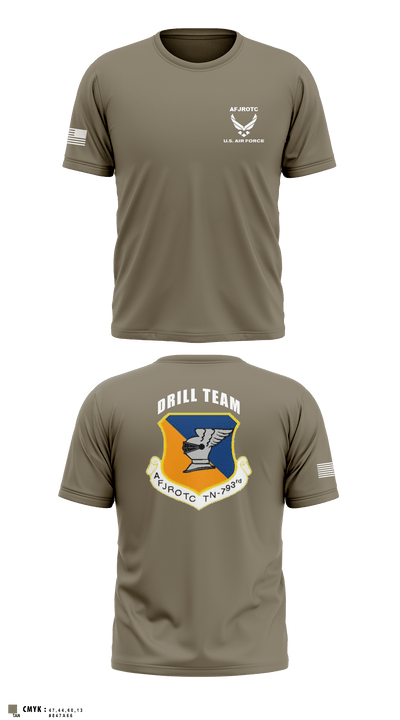 WBHS AFJROTC 46215478 Old School Cotton Feel Shirt - 3
