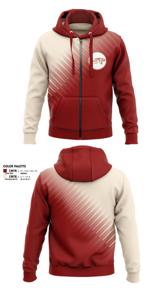 Zip Hoodie, PSLHS Color Guard, , Teamtime, Team time, sublimation, custom sports apparel, team uniforms, spirit wear, spiritwear, sports uniforms, custom shirts, team store, custom team store, fundraiser sports, apparel fundraiser