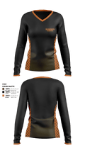 Team Thrive Pelotonia 63544717 Women's Long Sleeve V-neck Shirt - 1