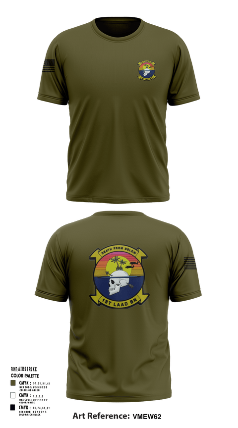Short Sleeve Performance Shirt, 1st LAAD, Marines, Teamtime, Team time, sublimation, custom sports apparel, team uniforms, spirit wear, spiritwear, sports uniforms, custom shirts, team store, custom team store, fundraiser sports, apparel fundraiser