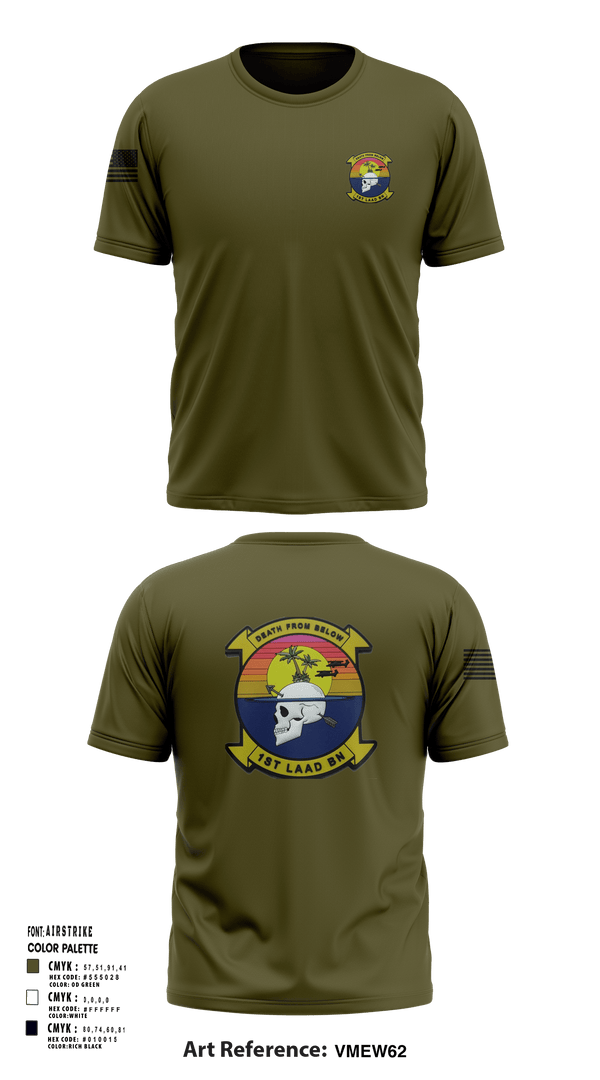 Short Sleeve Performance Shirt, 1st LAAD, Marines, Teamtime, Team time, sublimation, custom sports apparel, team uniforms, spirit wear, spiritwear, sports uniforms, custom shirts, team store, custom team store, fundraiser sports, apparel fundraiser