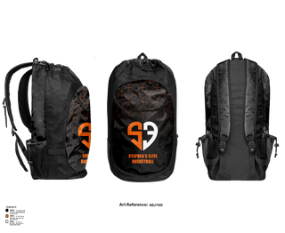 Gear Bag, Stephen’s Elite, Men's Basketball, Teamtime, Team time, sublimation, custom sports apparel, team uniforms, spirit wear, spiritwear, sports uniforms, custom shirts, team store, custom team store, fundraiser sports, apparel fundraiser