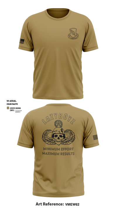 LAZY HELLDIVER 74477476 Short Sleeve Performance Shirt - 3