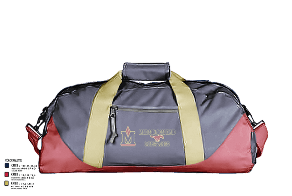 Duffle Bag, Madison Academic Magnet School Volleyball, Women's Volleyball, Teamtime, Team time, sublimation, custom sports apparel, team uniforms, spirit wear, spiritwear, sports uniforms, custom shirts, team store, custom team store, fundraiser sports, apparel fundraiser