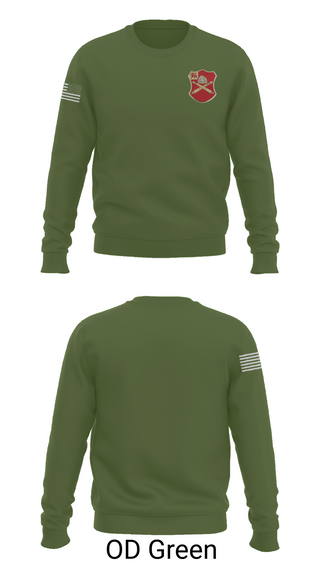 Crew Neck Sweatshirt, Bravo Battery, 6th Battalion, 10th Field Artillery, , Teamtime, Team time, sublimation, custom sports apparel, team uniforms, spirit wear, spiritwear, sports uniforms, custom shirts, team store, custom team store, fundraiser sports, apparel fundraiser